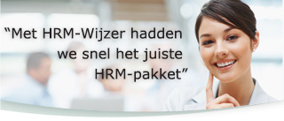 HRM-wijzer maakte het voor ons mogelijk binnen korte tijd een juiste pakket keuze te maken